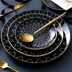 طبق عشاء dinner plate
