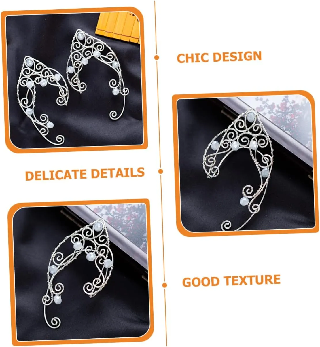 1 Pair Fairy Jewelry Ear Cuff Fairy Earrings Earring and Wraps for Ears Earring for Women Earrings