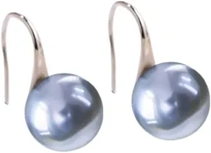 12mm Ocean Shell Pearl Dangle Earrings Multicolor Shell Beads Pearl Drop Earrings Fashion Jewelry for Women
