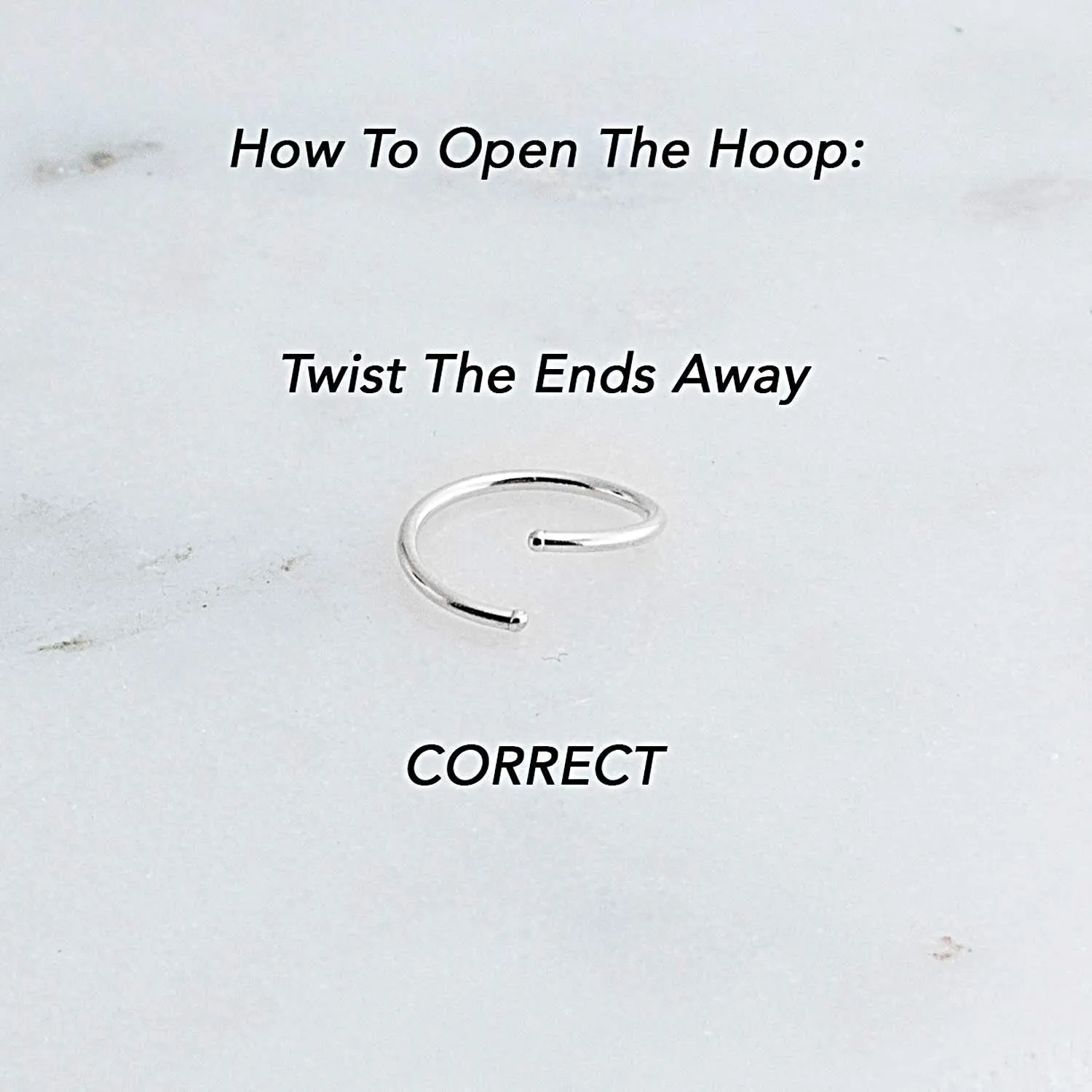 2 Pairs Set Nose Cartilage Nose Rings Small Hoops Earrings Set for Women Tragus Septum Helix Thin Multiple Piercing (8mm/ 22 gauge/ 2 pairs, Argentium Silver 935)