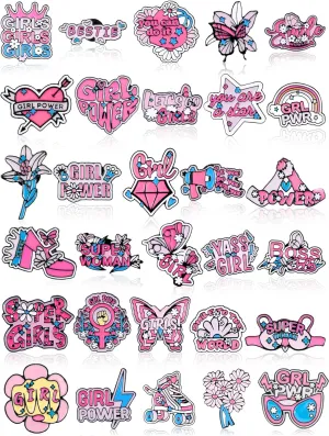 30 Pcs Girls Plant Enamel Pins Aesthetic Cute Lapel Pins Funny Women Brooch for Bags, Lanyards, Hat, Backpacks