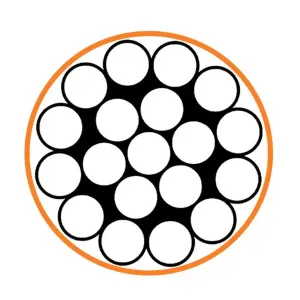 4/6mm White PVC Coated 1x19 Stainless Steel Wire Rope