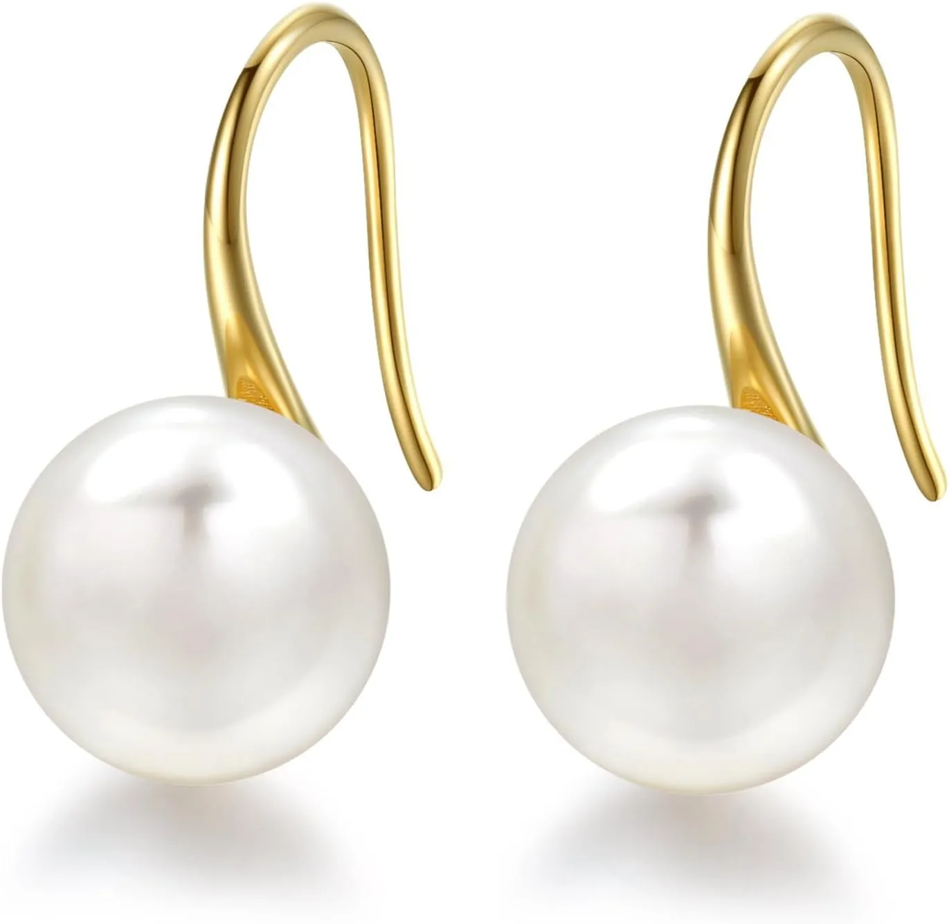 925 Sterling Silver Freshwater Cultured Handpicked AAA  Quality Pearl Drop Earring for Women