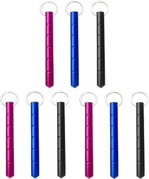 9Pcs Self Defense Keychain,Safety Keychain Set for Women,self-defense keychain for Women Ladies Girls,Portable Metal of Keychain