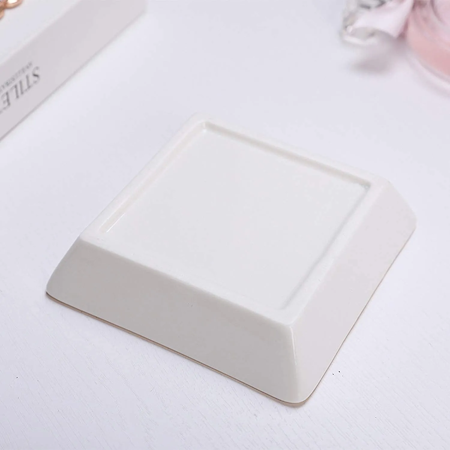 Aunt Gifts Best Aunt Ever Birthday Gift for Women Auntie from Niece and Nephew Mothers Day Christmas Jewelry Dish Ceramic Trinket Trays Ring Holder Bathroom Decor