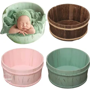 Babymoon Round Bowl Baby Photography Photoshoot Furniture Pops Costumes Basket Filler