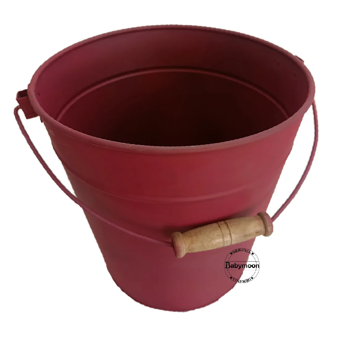 Babymoon Rustic Metal Bucket Photoshoot Prop Furniture Properties