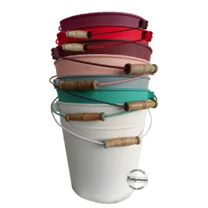 Babymoon Rustic Metal Bucket Photoshoot Prop Furniture Properties