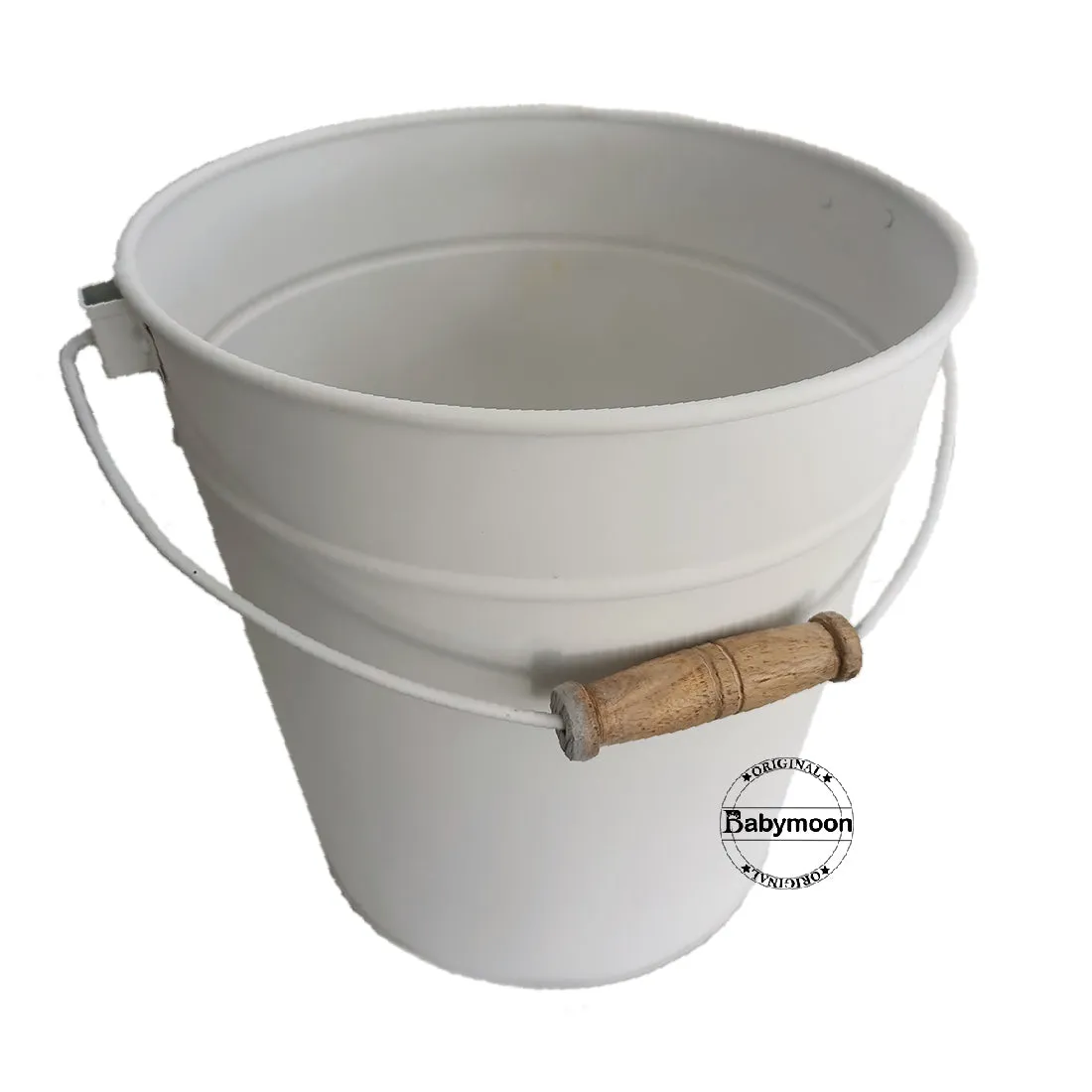 Babymoon Rustic Metal Bucket Photoshoot Prop Furniture Properties
