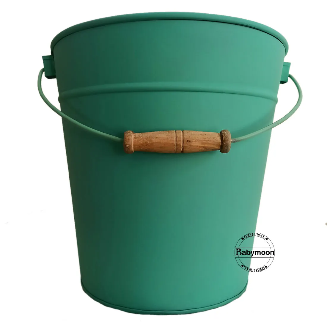 Babymoon Rustic Metal Bucket Photoshoot Prop Furniture Properties