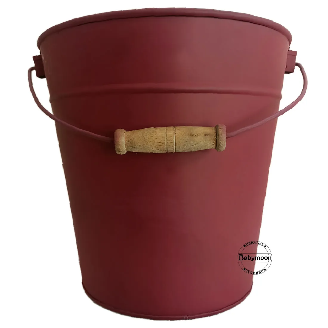 Babymoon Rustic Metal Bucket Photoshoot Prop Furniture Properties