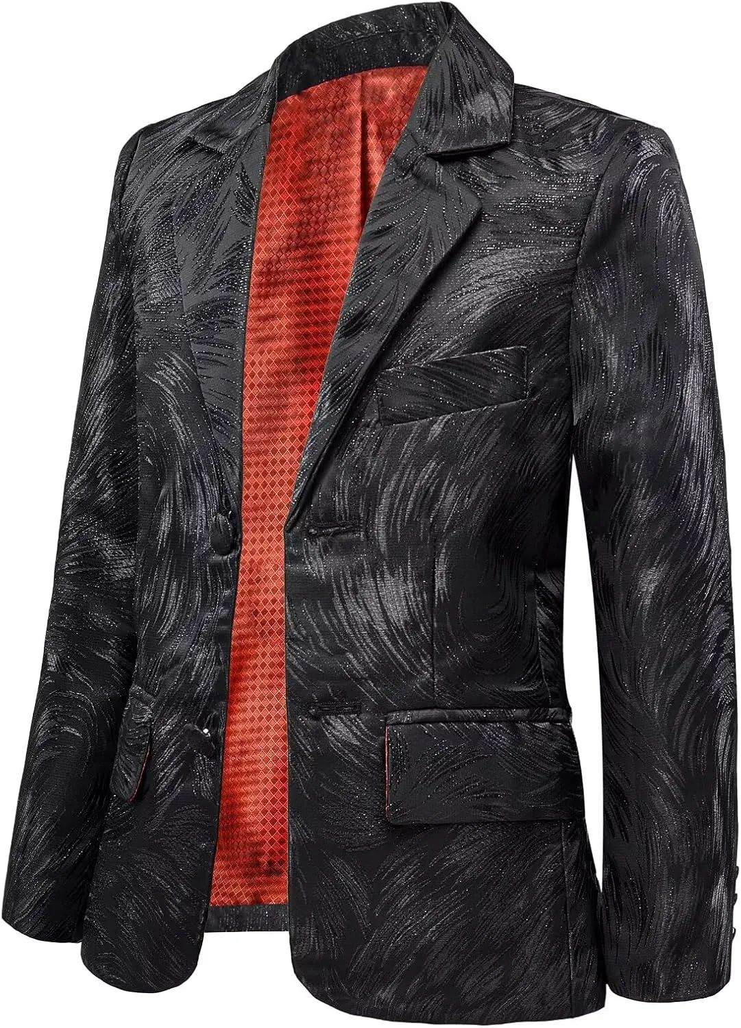 Boys Blazer Coat Slim Fit Jacket Formal Embroidery Suit Blazer for Kids Sport Coat Ring Bearer Outfit