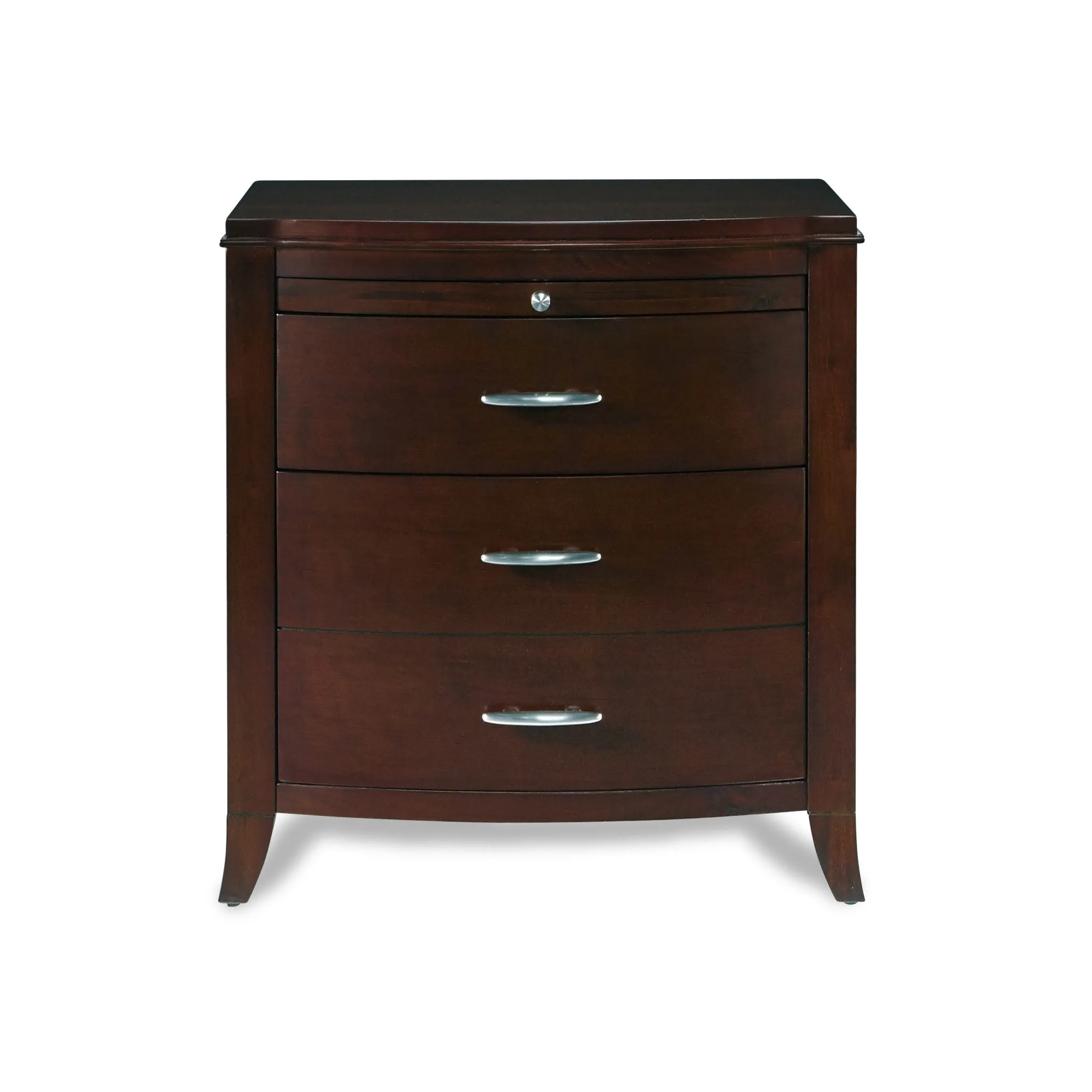 Brighton Charging Station Nightstand in Cinnamon