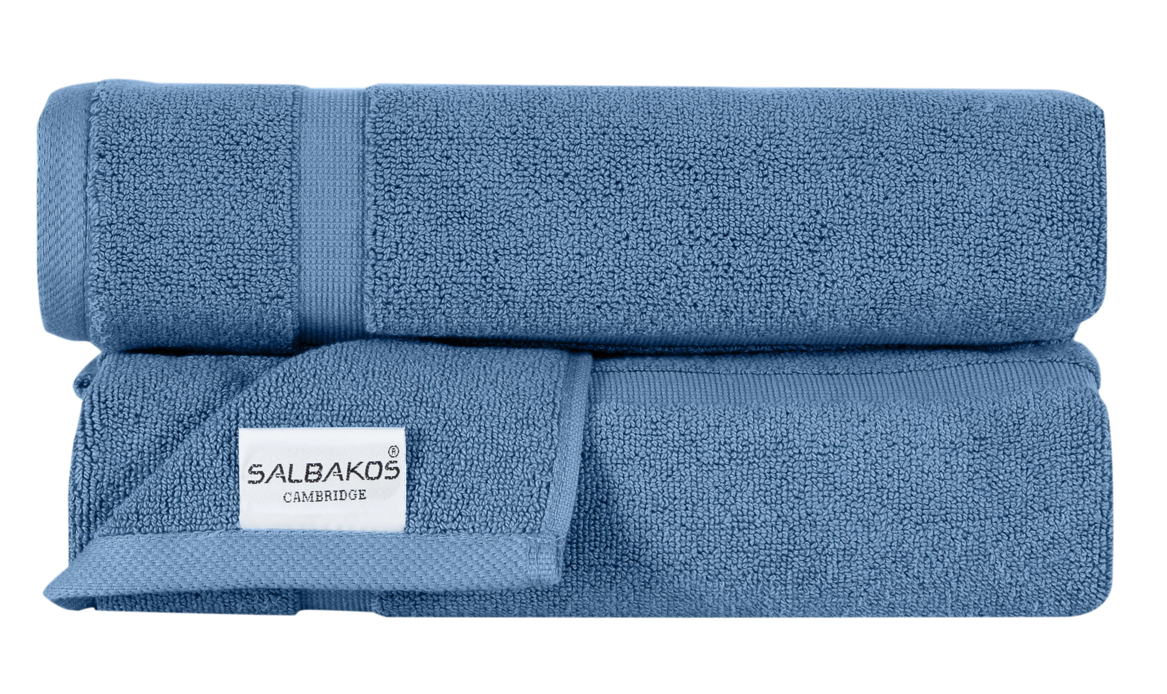 Cambridge Panel Bath Mats Pack of 2, Turkish Cotton Hotel & Spa Bath Rug Set, 900 GSM, 20"x34" by Classic Turkish Towels