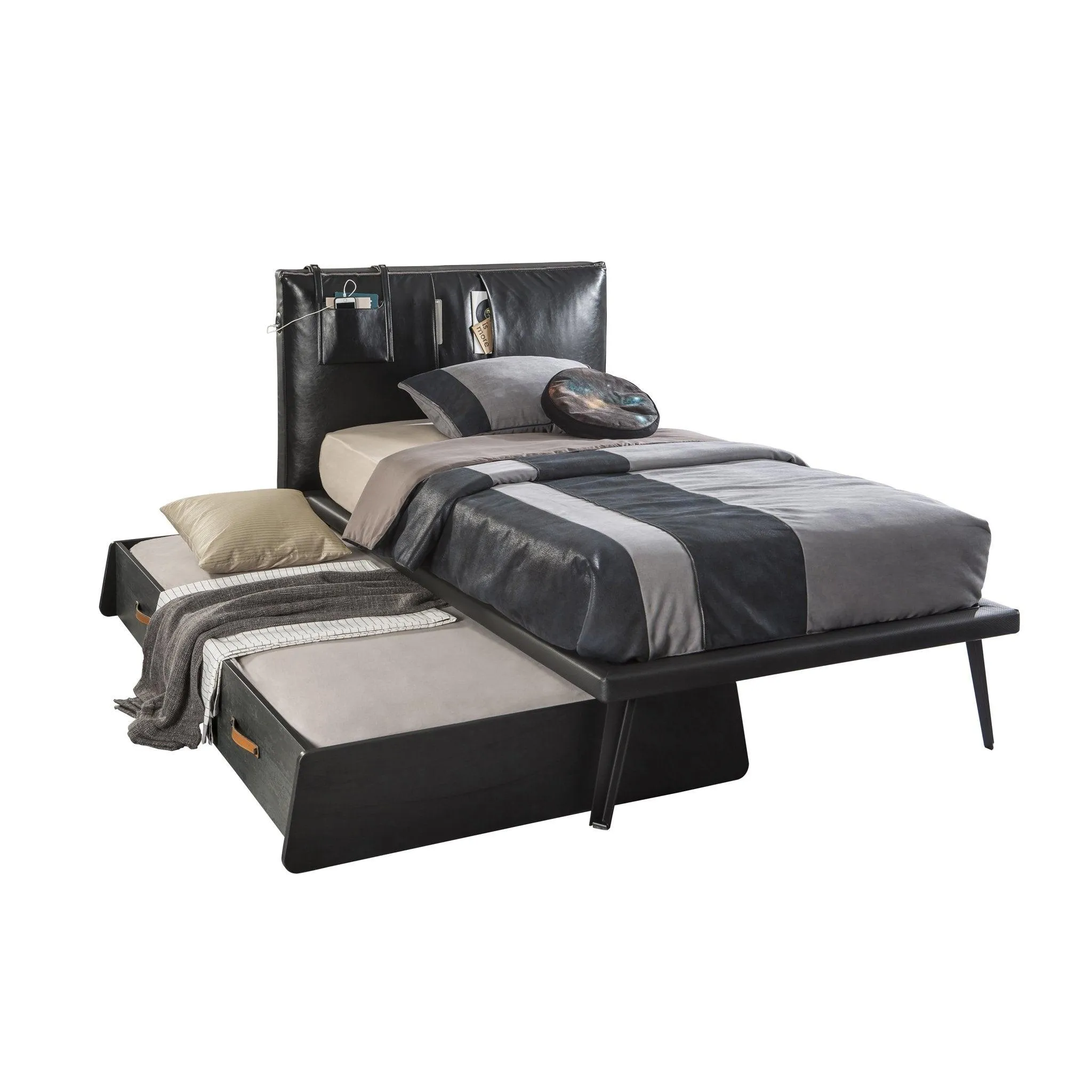 Cilek Dark Metal Bed (100X200 Cm Or 120X200 Cm)