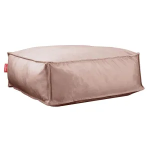 CloudSac 250 Memory Foam Ottoman Pouf - Velvet Rose Pink