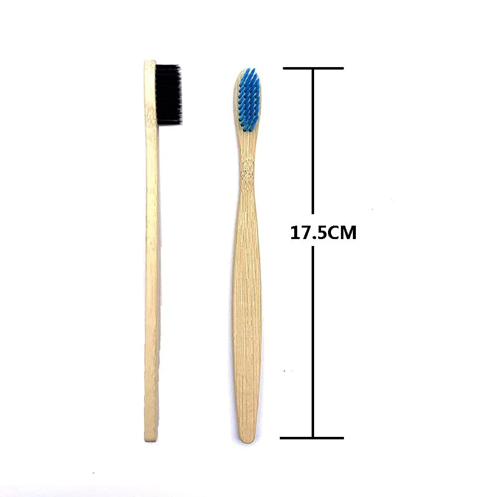 Colorful Natural Bamboo Toothbrush Set