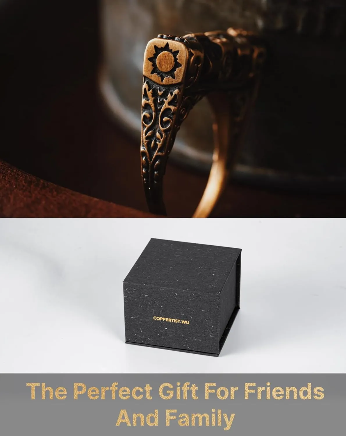 COPPERTIST.WU Slot Machine Ring Pendant  Vintage Brass Jewelry with Lucky Symbols, Interactive Mini Slot Machine Design, Four-Leaf Clover, Cherry, Number 7, Fun Gift for Trendsetters