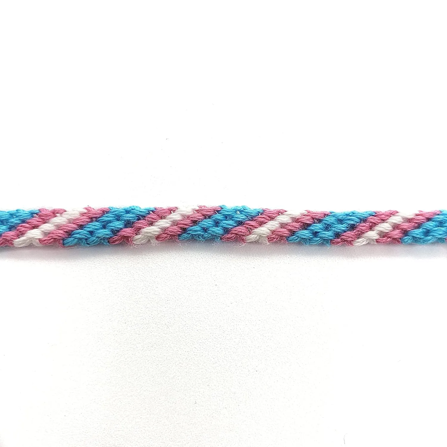 Cotton Candy Friendship Bracelet - Handmade Woven Anklet