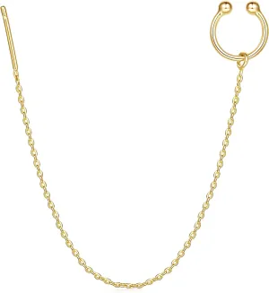 CUFF EARRINGS (R, 14K GOLD)