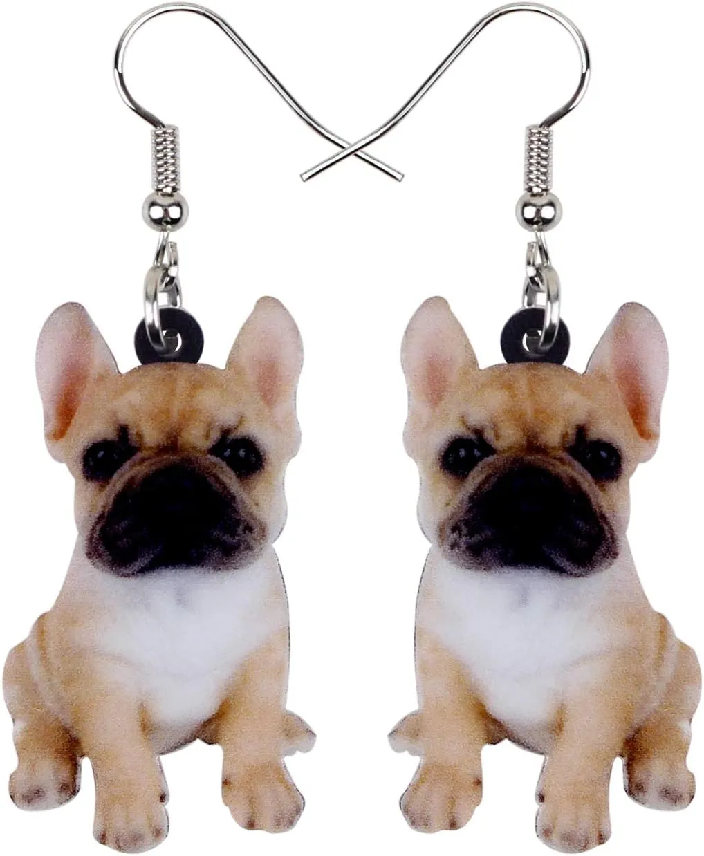 DOWAY Acrylic Dog Earrings Dangle Drop Fashion Pet Jewelry for Women Charm Gift