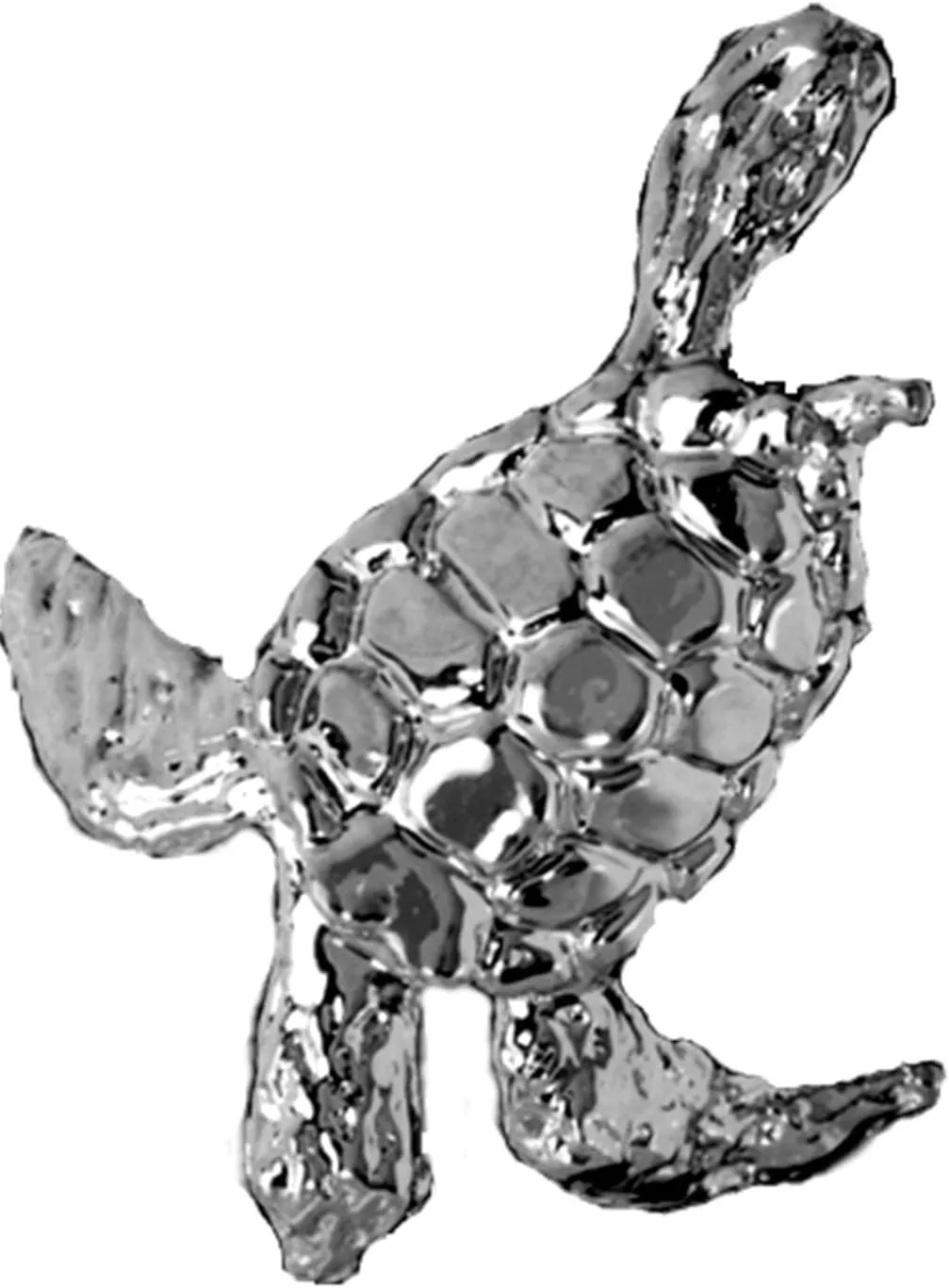 Ear Charms Nautical Sea Turtle Ear Cuff Non-pierced Sea Life Earring Wrap Right in Sterling Silver