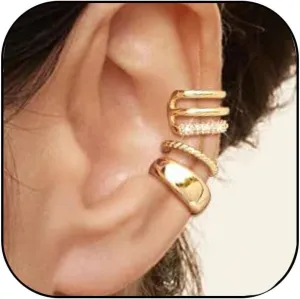Ear Cuff for Women Ear Cuffs Non Piercing Gold Ear Cuff Earrings Trendy Earring Cuffs Non Pierced Earrings for Women Jewelry