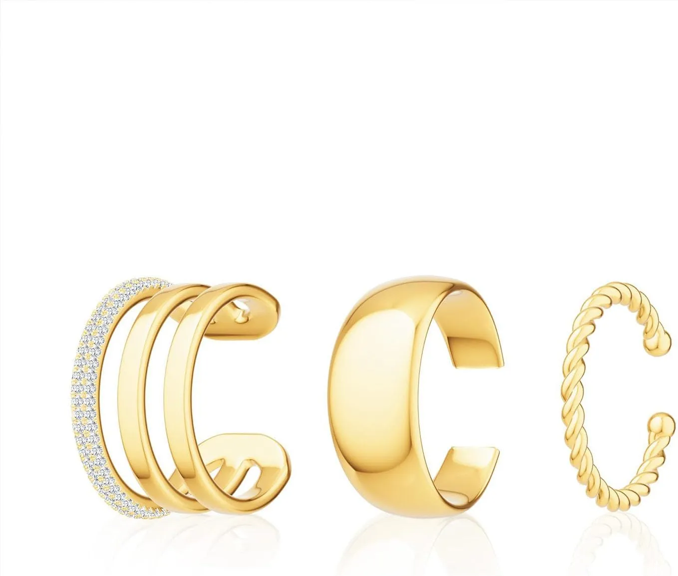 Ear Cuff for Women Ear Cuffs Non Piercing Gold Ear Cuff Earrings Trendy Earring Cuffs Non Pierced Earrings for Women Jewelry