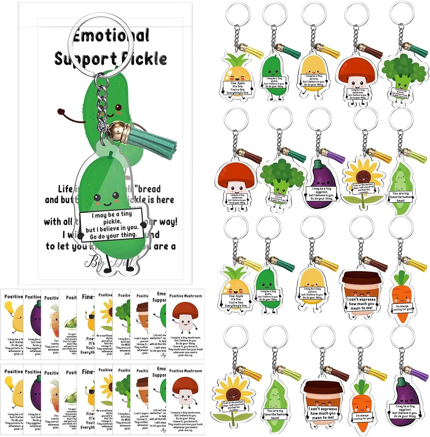 End of Year Student Gifts from Teacher Emotional Support Keychain Mental Health Awareness CNA Week Graduation Gifts