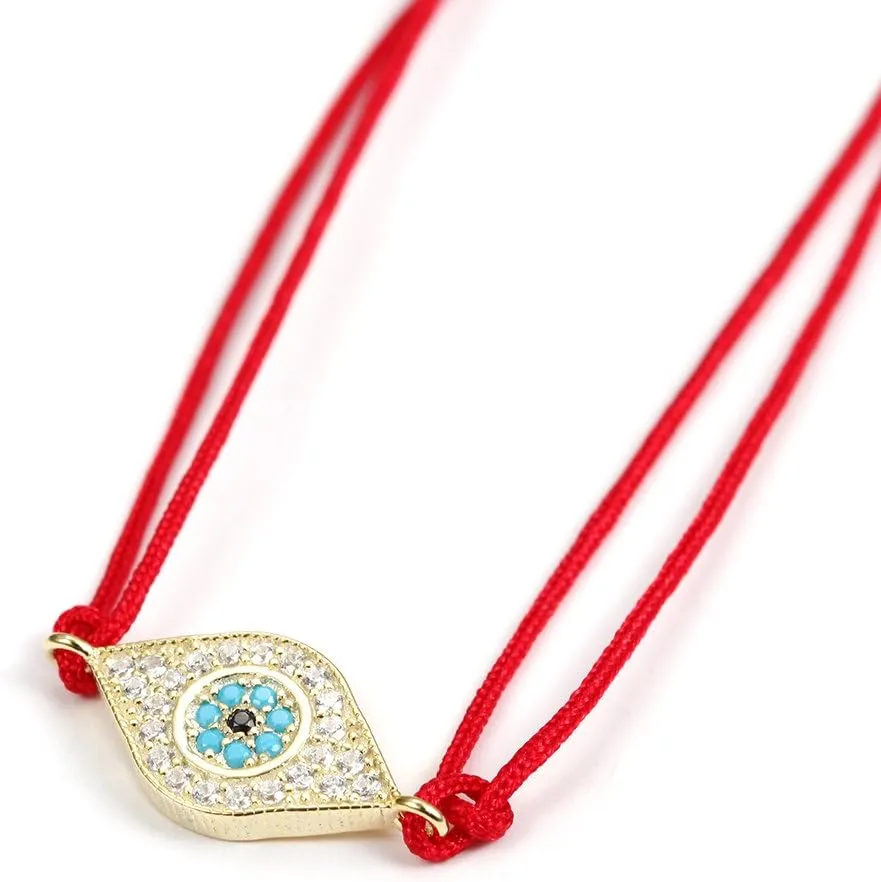 Evil Eye Bracelets Adjustable Charm Lucky Protection Spiritual Kabbalah Red/Black String Thread Bracelet Anklet with Infinity/Cross/Hamsa/Heart/Butterfly Jewelry for Women.