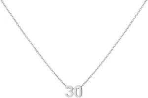 Gold Number Necklace for Women 18K Gold Plated Dainty Charm Birth Month Cute Pendant Choker Necklace Personalized Jewelry Birthday Gift for Her