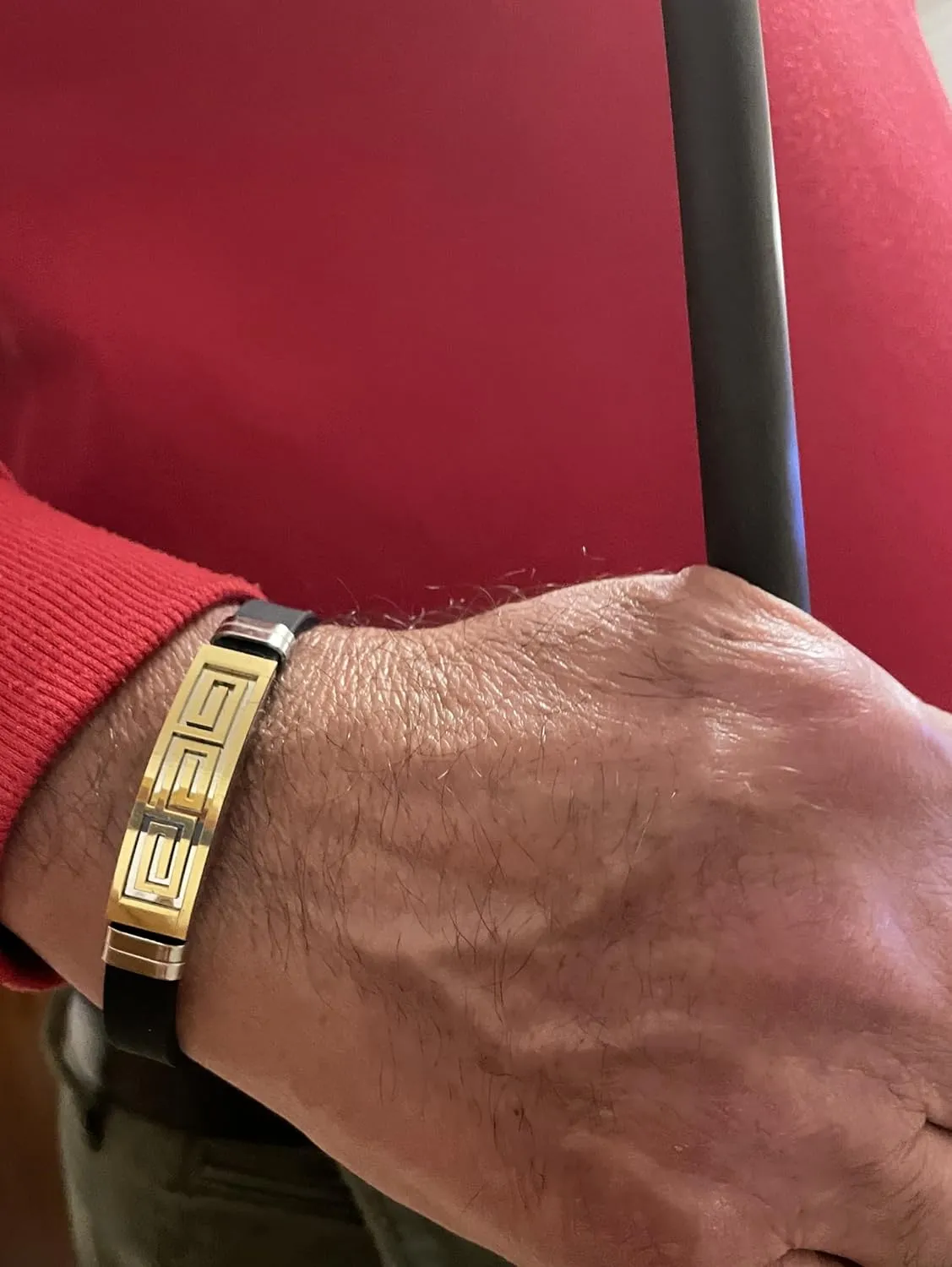 Greek Key Bracelet Meander Jewelry Mens Ancient Greek Infinity Bracelet for men HANDMADE LOVE Bangle Meandros Labyrinth Celtic Minimalist Eternal Bracelet for Him Made In Greece Jewelry