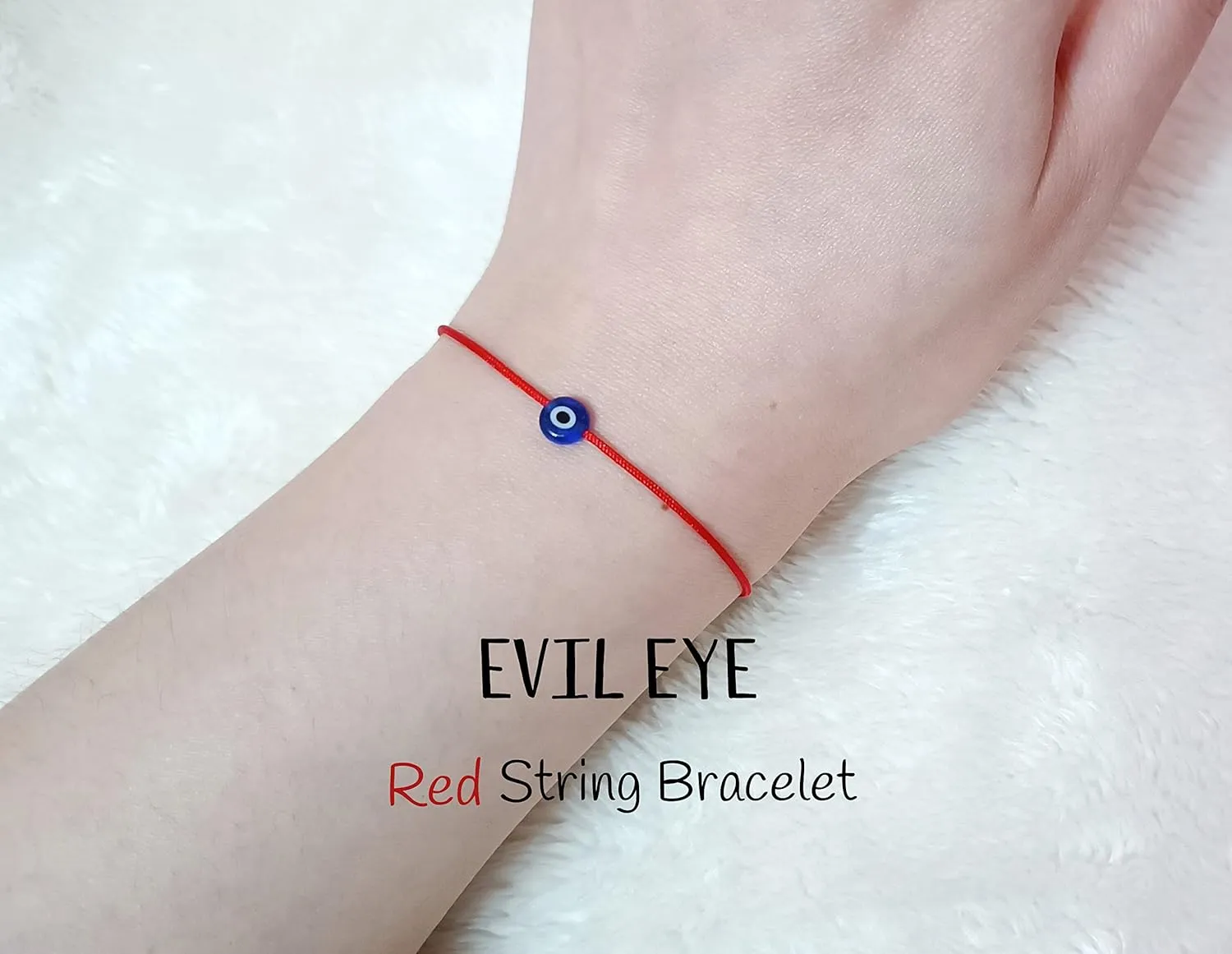 Hand Made EVIL EYE Bracelet Red String Bracelet Amulet Kabbalah Protection Bracelet Red String Of Fate Birthday Friendship Bracelet Lucky Charm Healing Anxiety Couple Women Men Teenagers