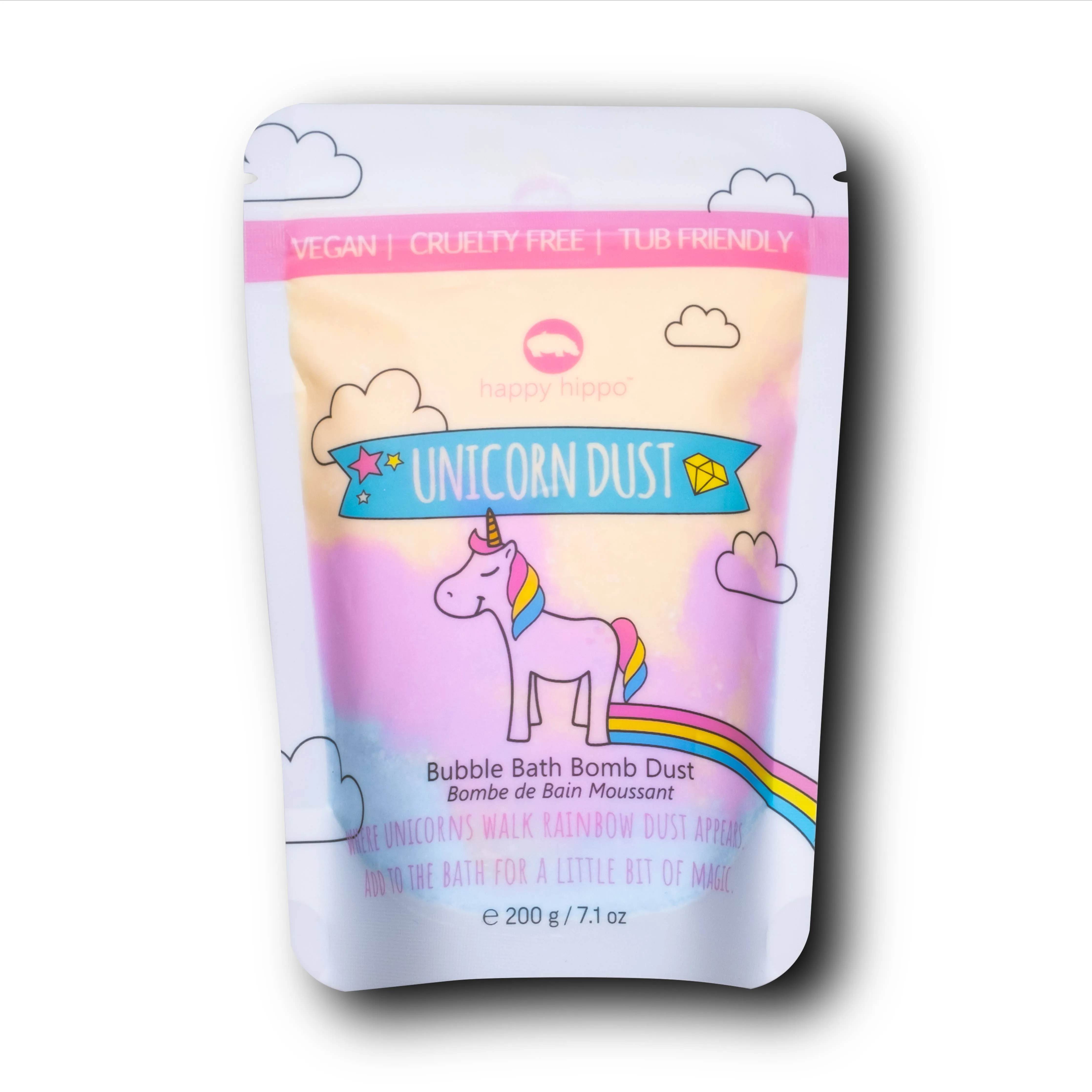 Happy Hippo Unicorn Dust- Bubble Bomb Dust