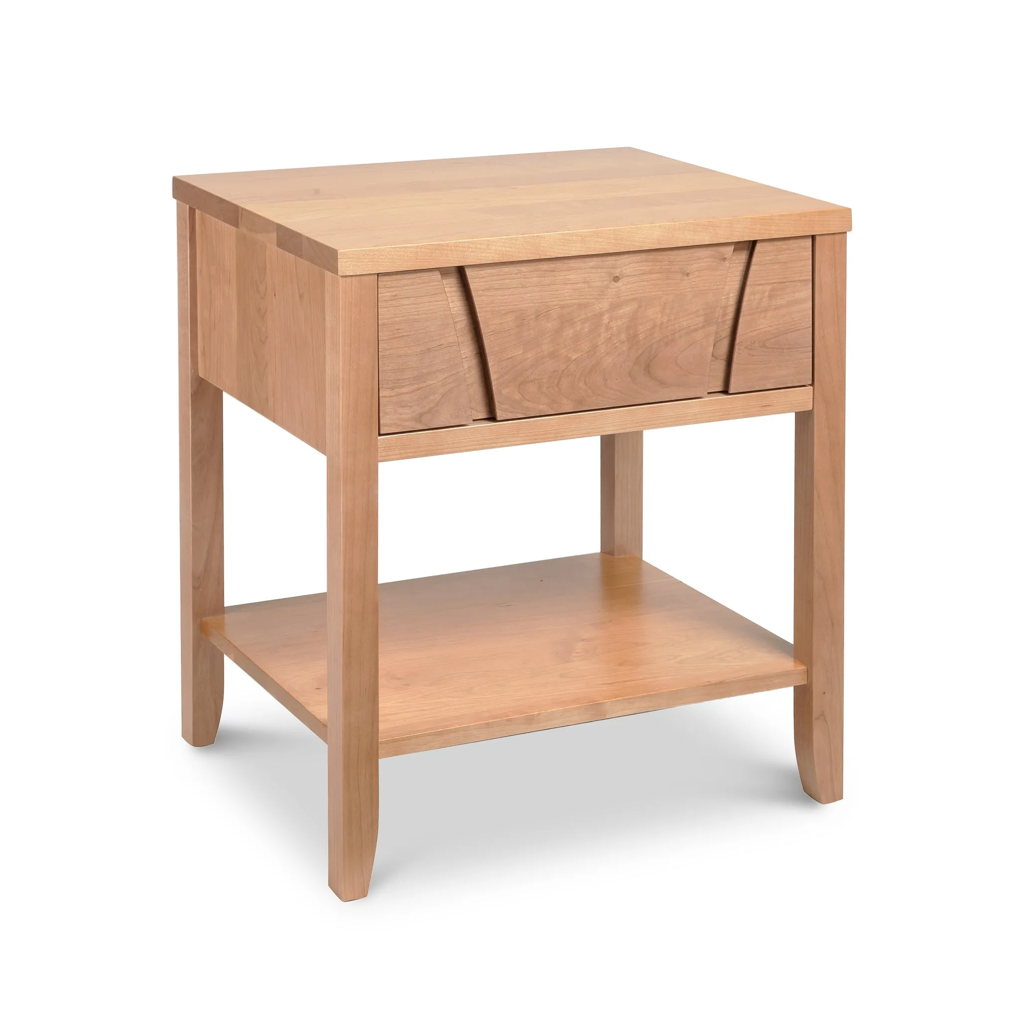 Holland 1-Drawer Open Shelf Nightstand