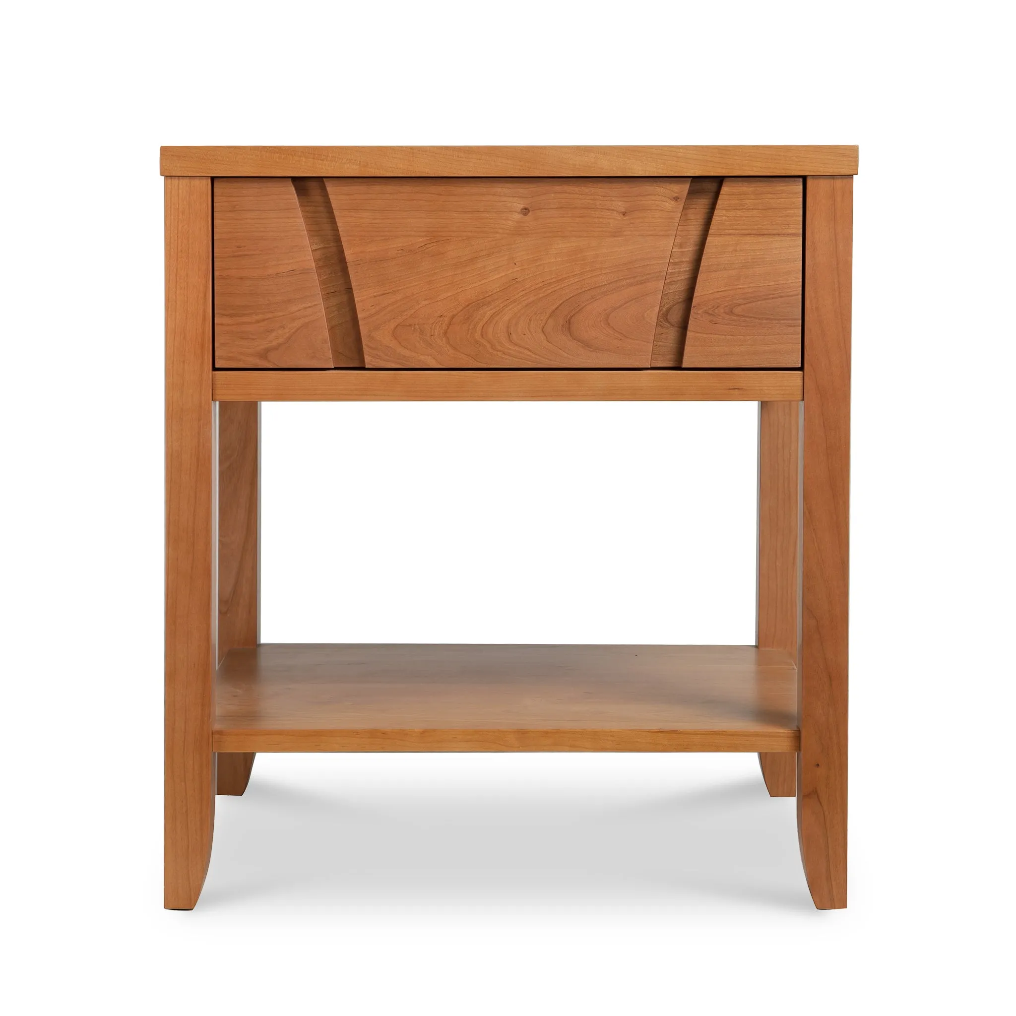 Holland 1-Drawer Open Shelf Nightstand