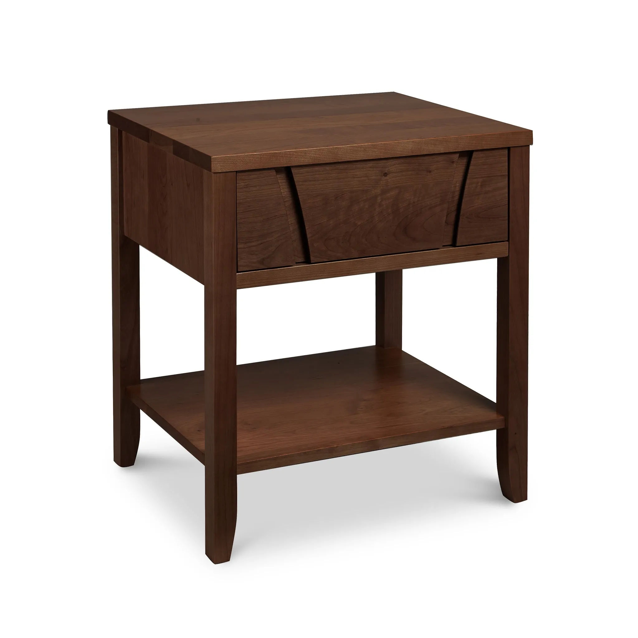 Holland 1-Drawer Open Shelf Nightstand
