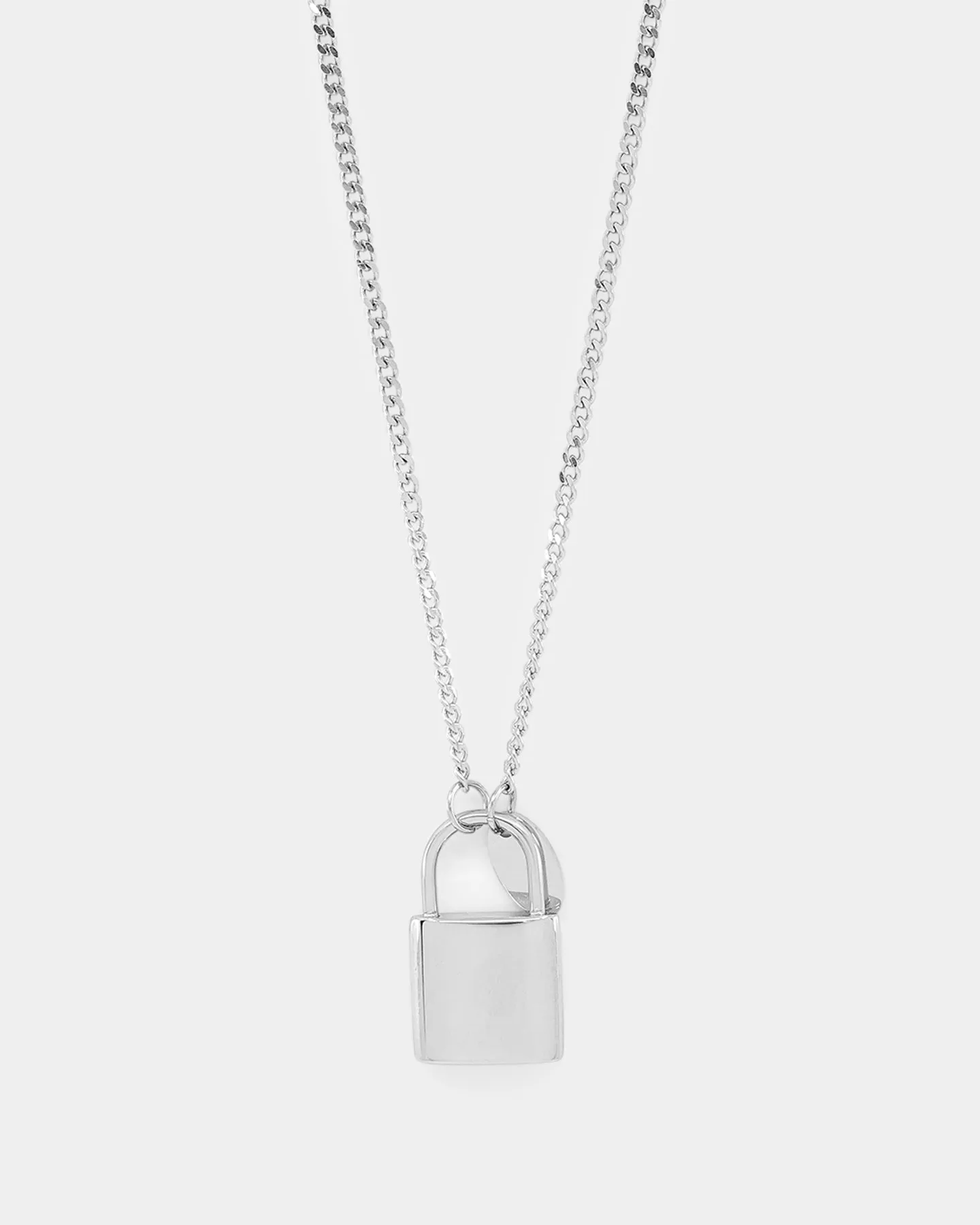INFRA Elevate Padlock Necklace Stainless Steel