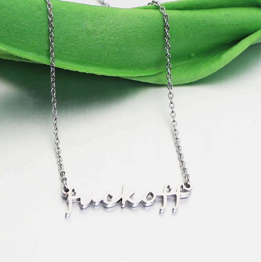 Inspirational Name Necklace Warrior Stronger Letter Pendant with Motivational Message Card Graduation Gift for Friends Sister Bestie