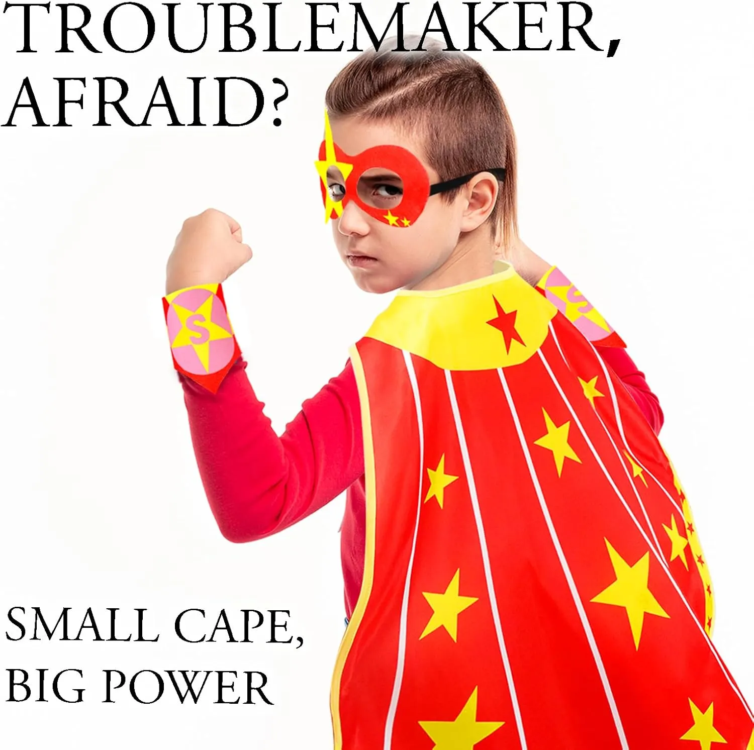 iROLEWIN Superhero-Capes for Kids Super Hero Costumes Girls-Boys Toddler Dress Up Clothes as Party-Toys Gifts Mask Bracelet