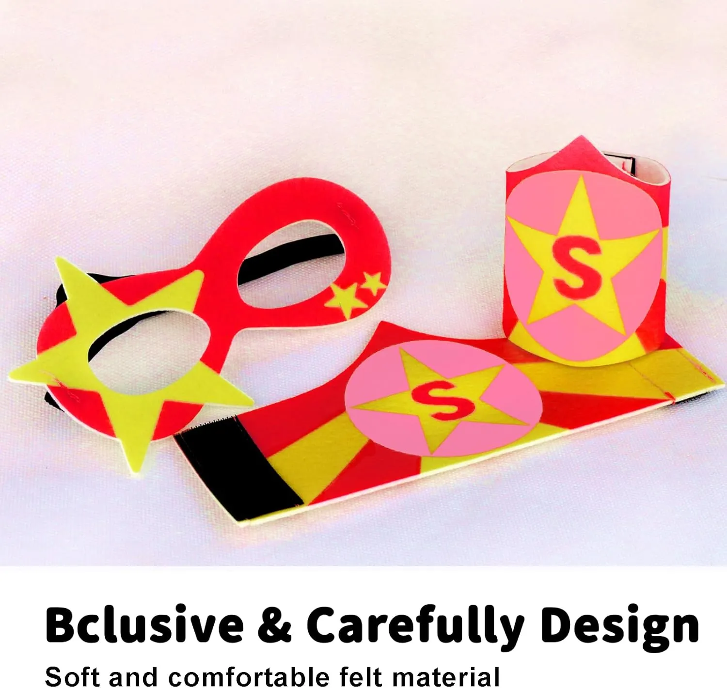 iROLEWIN Superhero-Capes for Kids Super Hero Costumes Girls-Boys Toddler Dress Up Clothes as Party-Toys Gifts Mask Bracelet