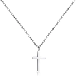 Joxevyia Cross Necklace for Women 14K Gold Cubic Zirconia Cross Necklace Elegant Crystal Cross Pendant Simple Faith Jewelry Easter Gift for Women