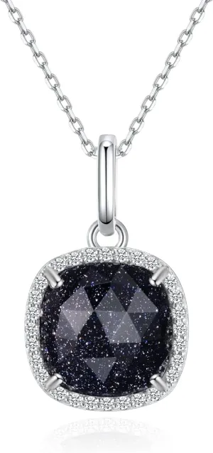 Jupiter Pendant Necklace for Women - Square Pendant Necklace Women, Necklace Jewelry for Valentine's Day, Mother's Day, Birthday Jewelry