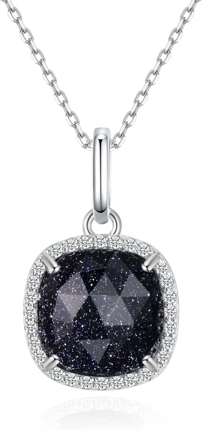 Jupiter Pendant Necklace for Women - Square Pendant Necklace Women, Necklace Jewelry for Valentine's Day, Mother's Day, Birthday Jewelry