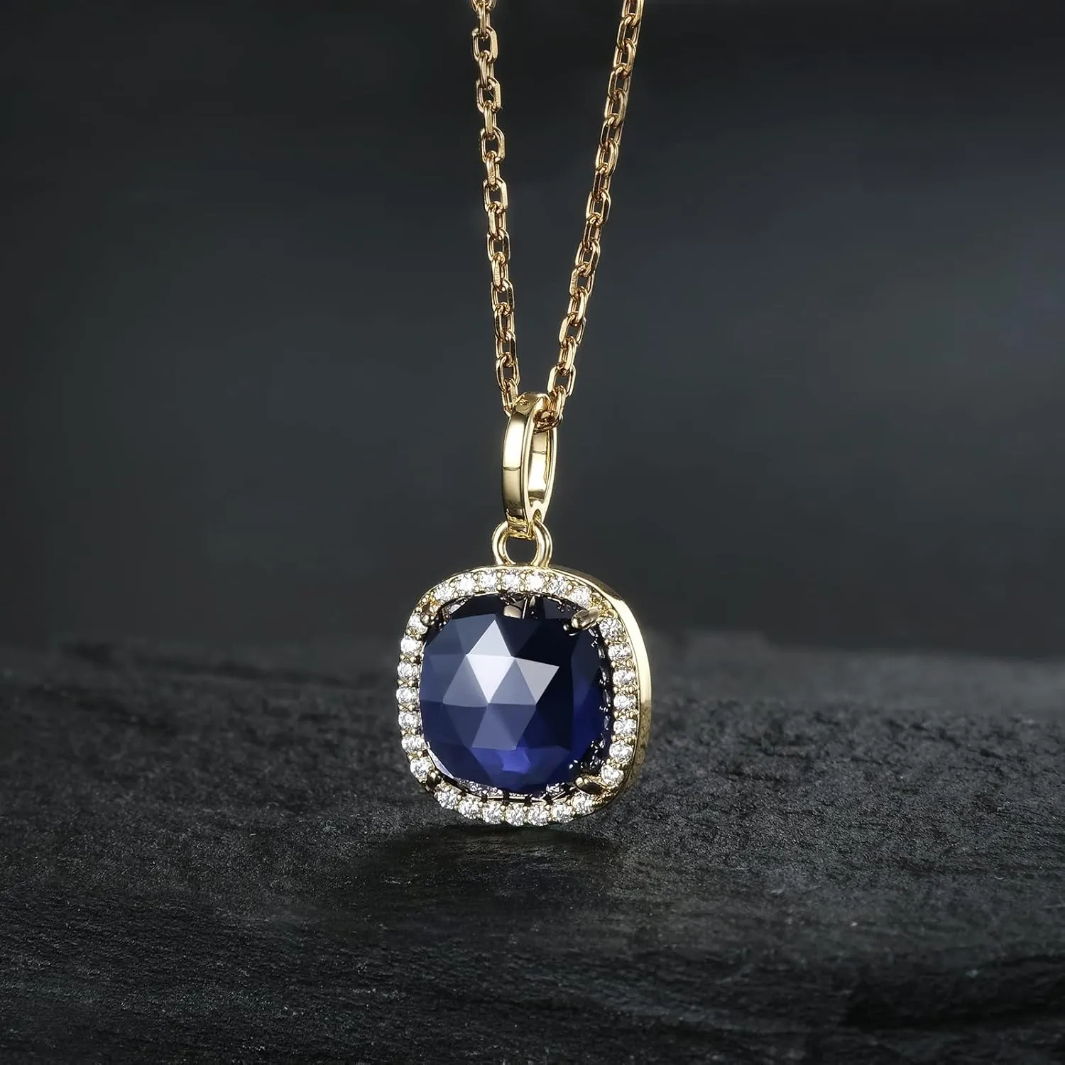 Jupiter Pendant Necklace for Women - Square Pendant Necklace Women, Necklace Jewelry for Valentine's Day, Mother's Day, Birthday Jewelry