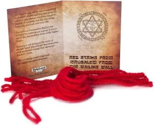 Kabbalah Red String Thread Bracelet 10 Piece Set for Protection & Good Luck Against Evil Eye Women Men w/Ben Porat Prayer Rachels Tomb