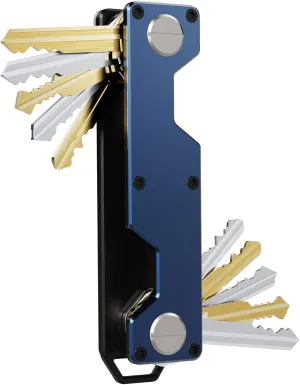 Key Holder for Keychain Key Ring - Minimalist Pocket-Sized EDC Keychain, Loop Piece for Car Fobs, Expandable up to 8-10 Keys