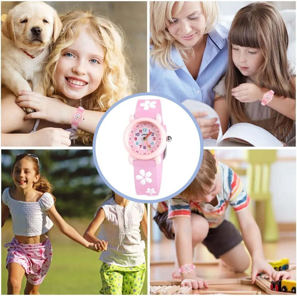 Kids Gift 3D Cartoon Waterproof Toddler Watch for Girls, Gifts for Girls Age 3-8