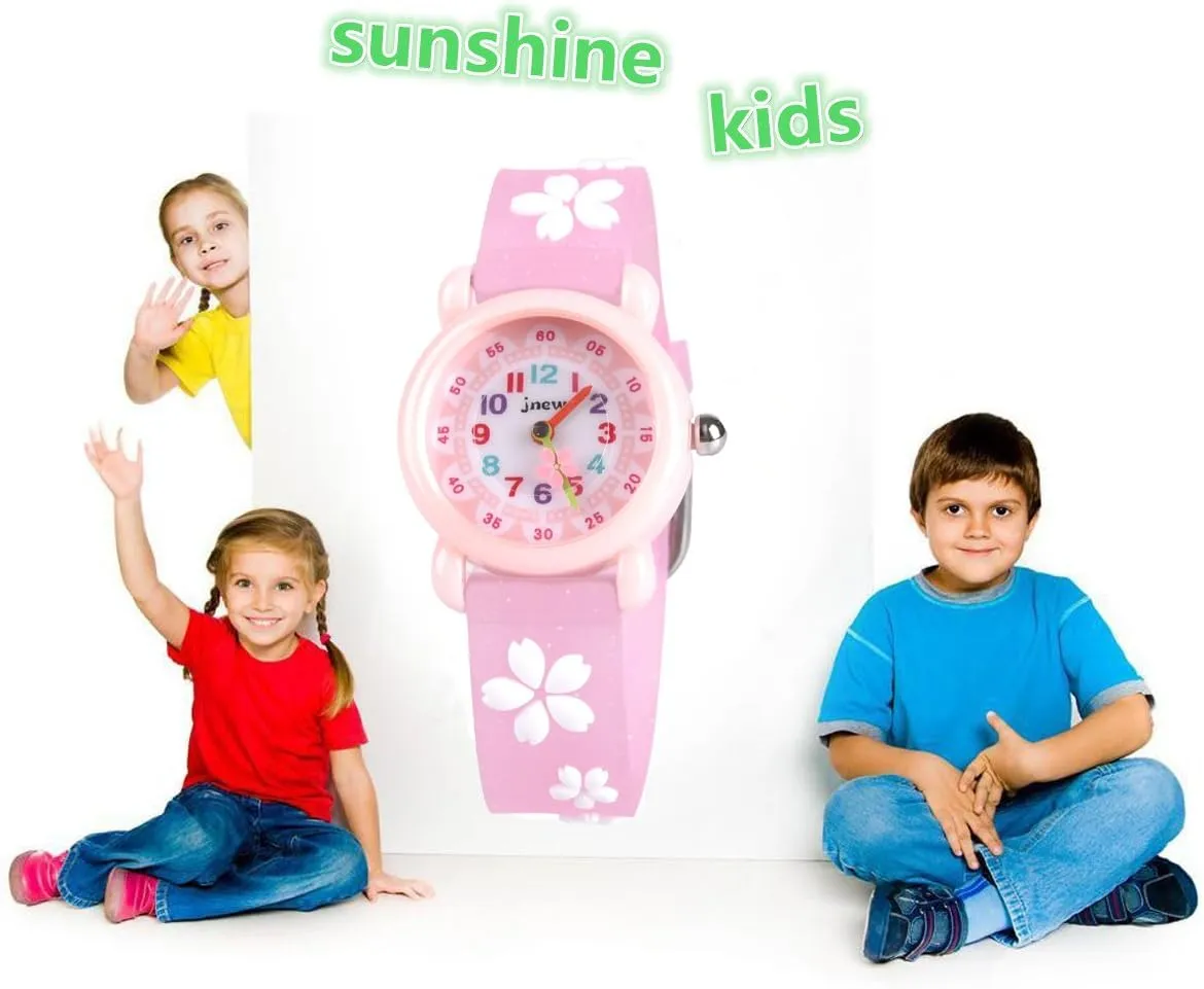 Kids Gift 3D Cartoon Waterproof Toddler Watch for Girls, Gifts for Girls Age 3-8