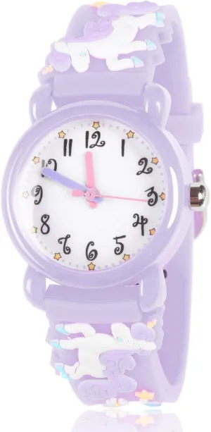Kids Gift Watch for Girls Age 3-8, 3D Lovely Cartoon Watch for Kids - Best Gifts